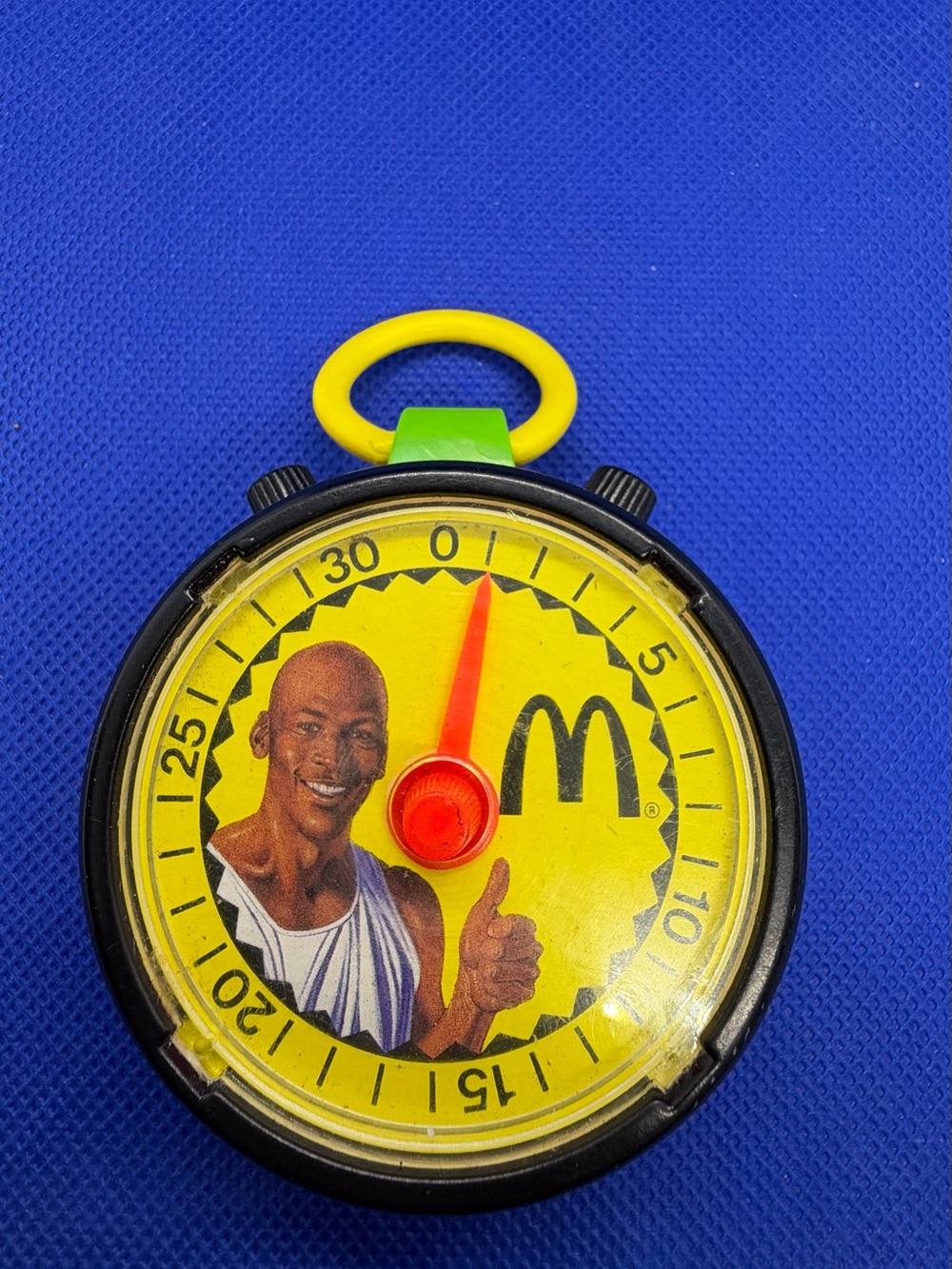 Vintage 1991 Michael Jordan McDonald’s Fitness Fun Challenge Wind Up Stopwatch